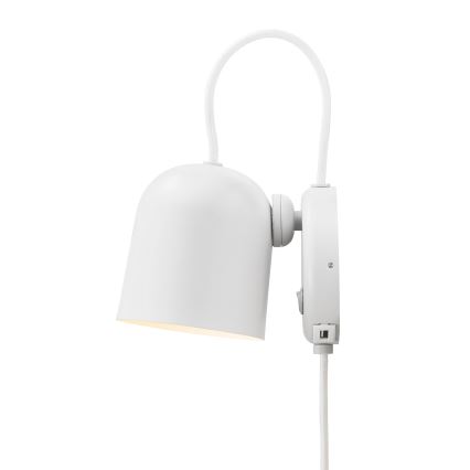 DFTP by Nordlux - Vægspot med USB port ANGLE 1xGU10/25W/230V hvid