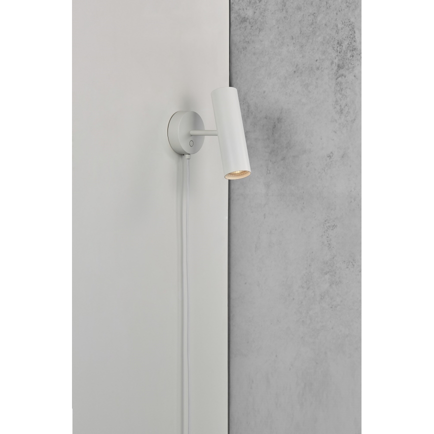 DFTP by Nordlux - Vægspot MIB 1xGU10/8W/230V hvid