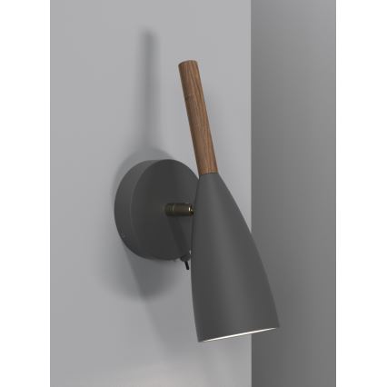 DFTP by Nordlux - Vægspot PURE 1xGU10/8W/230V grå