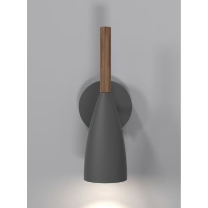 DFTP by Nordlux - Vægspot PURE 1xGU10/8W/230V grå