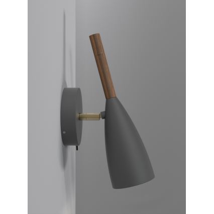 DFTP by Nordlux - Vægspot PURE 1xGU10/8W/230V grå