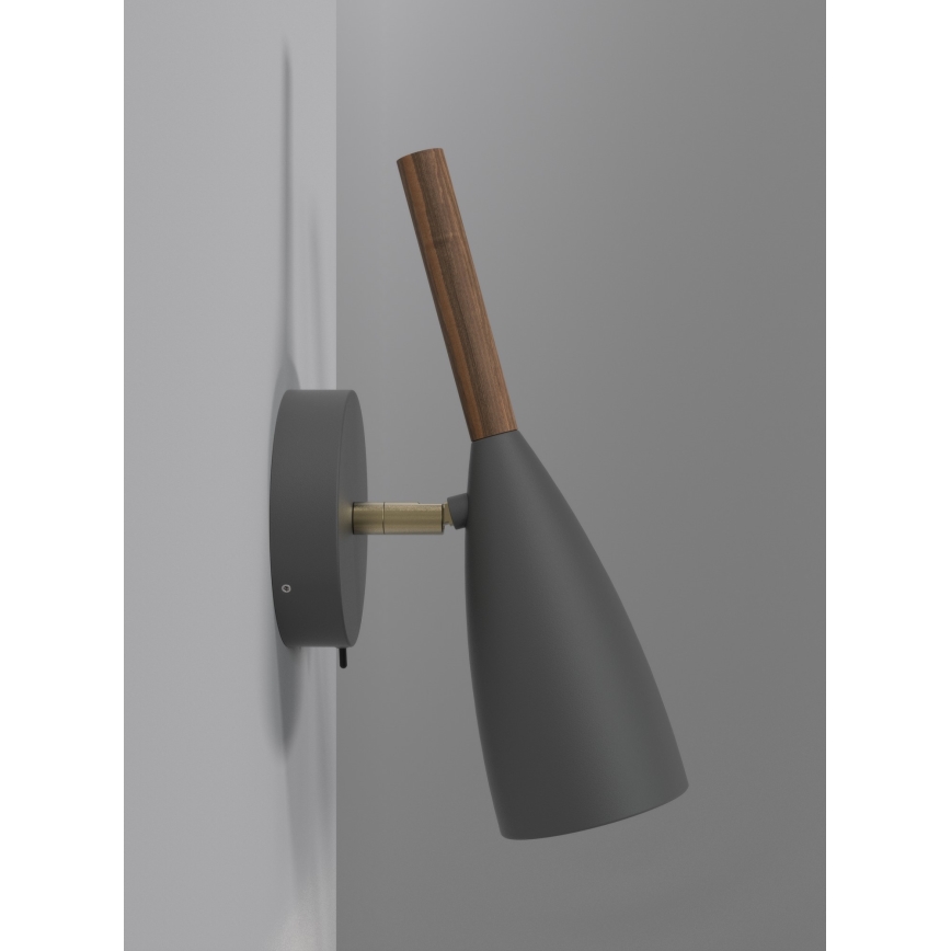 DFTP by Nordlux - Vægspot PURE 1xGU10/8W/230V grå