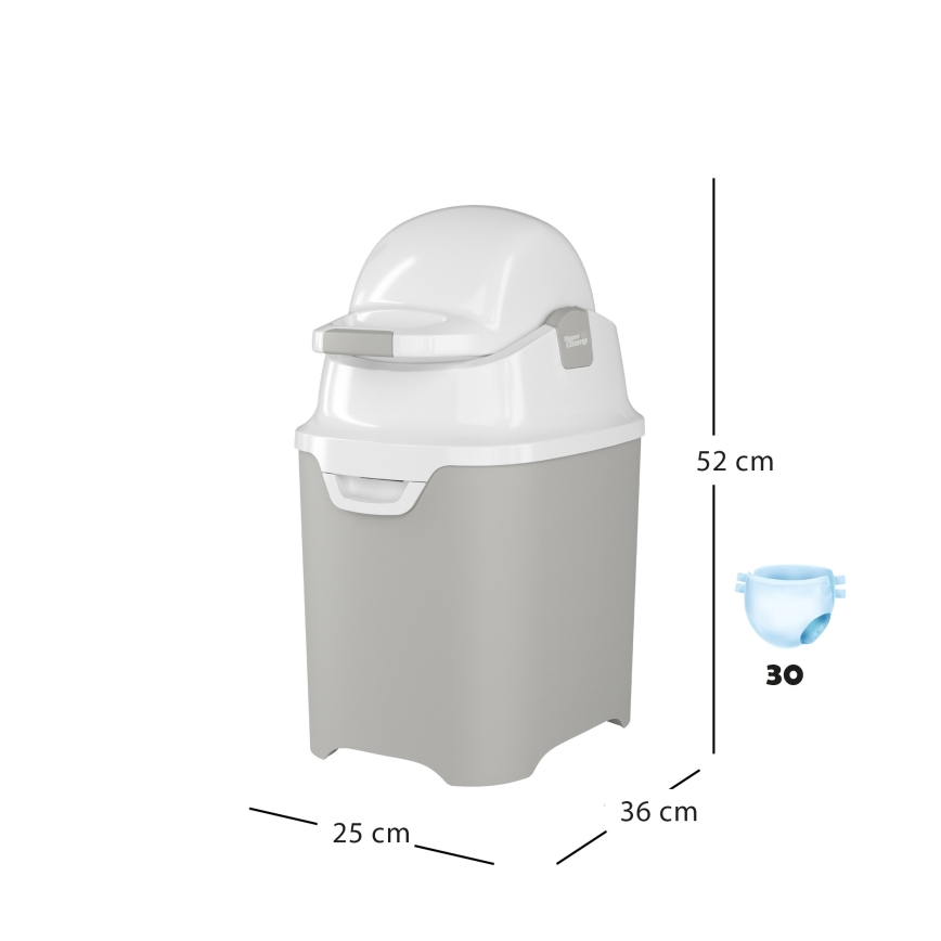 DiaperChamp - Blespand ONE grå