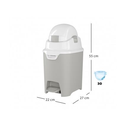 DiaperChamp - Blespand ONE HANDSFREE grå