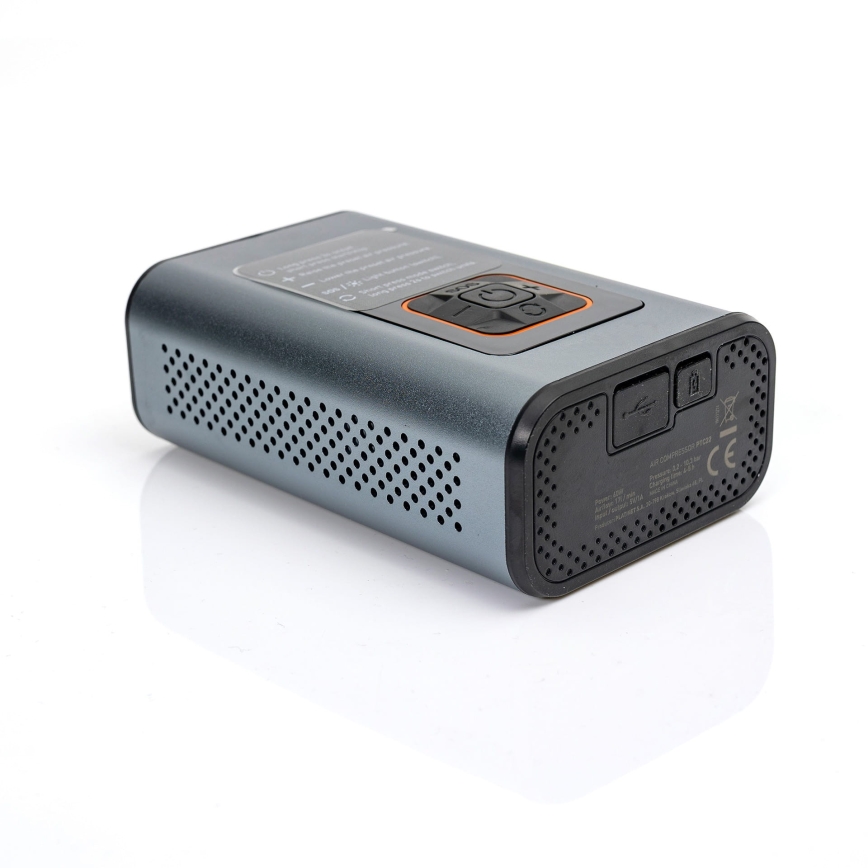 Digital LED lommekompressor 3-i-1 4000 mAh 5W sort
