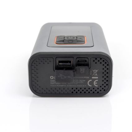 Digital LED lommekompressor 3-i-1 4000 mAh 5W sort