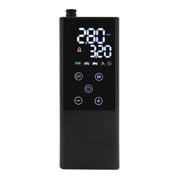 Digital lommekompressor 4000 mAh 5V sort