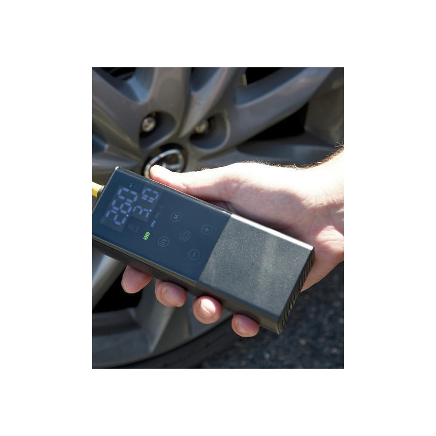 Digital lommekompressor 4000 mAh 5V sort