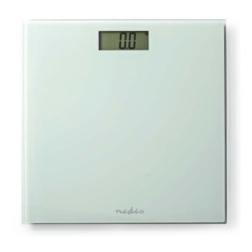 Digital personvægt 1xCR2032 hvid