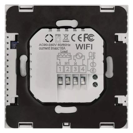 Digital termostat til gulvvarme GoSmart 230V/16A Wi-Fi Tuya