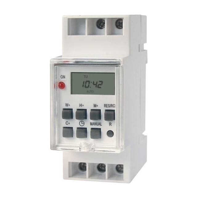 Digital timer DIN-relæ 3680W/230V