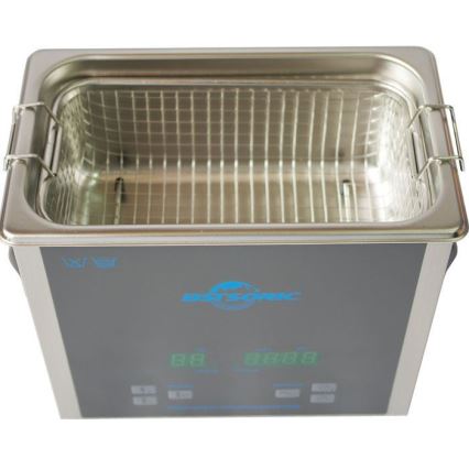 Digital ultrasonisk renser 120W/230V 3 l