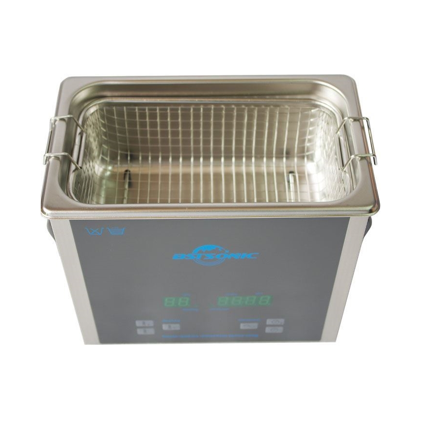 Digital ultrasonisk renser 120W/230V 3 l