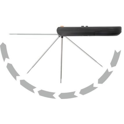 Digitalt foldbart kødtermometer 0-300°C 2xAAA