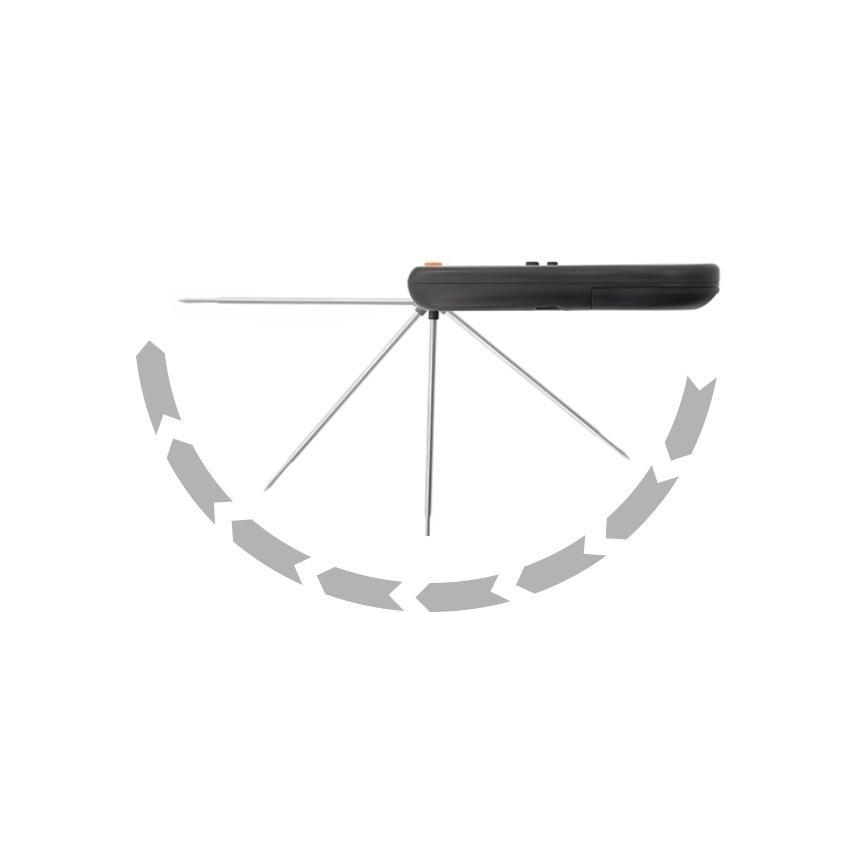 Digitalt foldbart kødtermometer 0-300°C 2xAAA