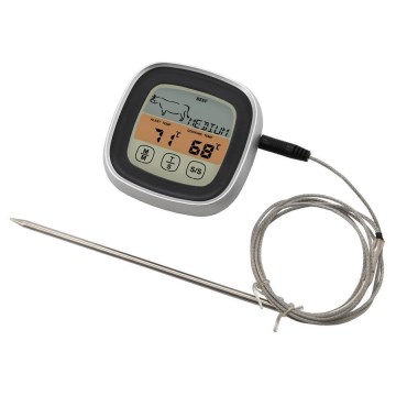 Digitalt stegetermometer med sonde -20-300 °C 2xAAA