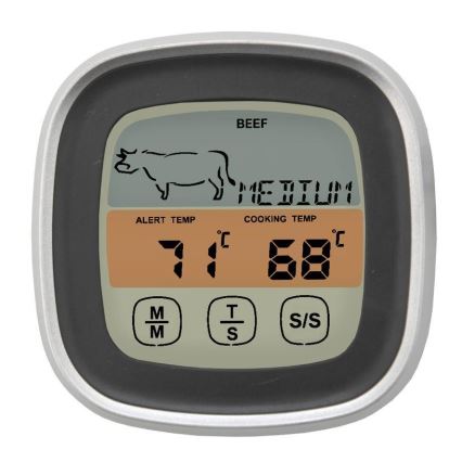 Digitalt stegetermometer med sonde -20-300 °C 2xAAA