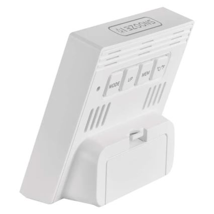 Digitalt termometer med hygrometer 1xAA hvid
