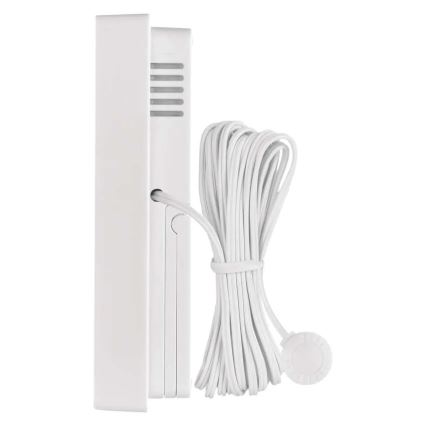 Digitalt termometer med hygrometer, 2x AAA, hvid