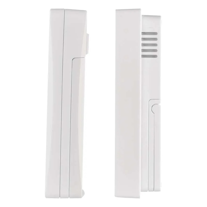 Digitalt termometer med hygrometer, 2x AAA, hvid