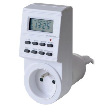 Digitalt ugeskiftur 16A/230V 200 mAh