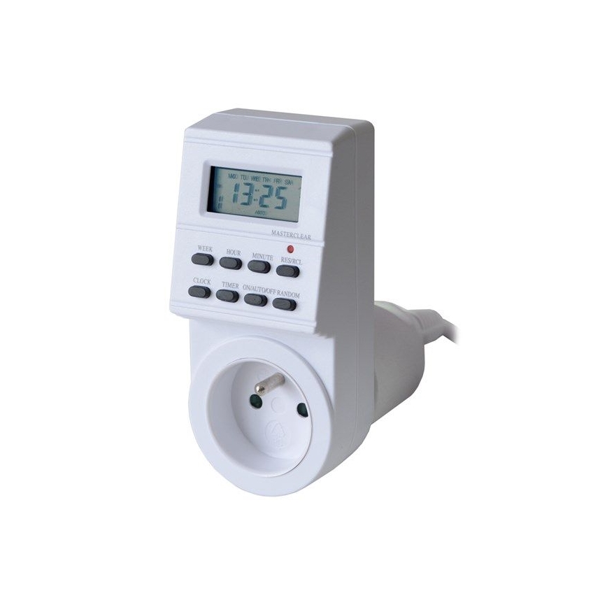 Digitalt ugeskiftur 16A/230V 200 mAh