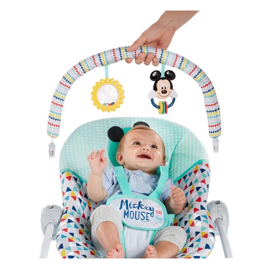 Disney Baby - Skråstol med vibration MICKEY MOUSE