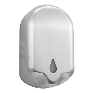 Dispenser til desinfektion 14x23,5 cm rustfrit stål/sølvfarvet