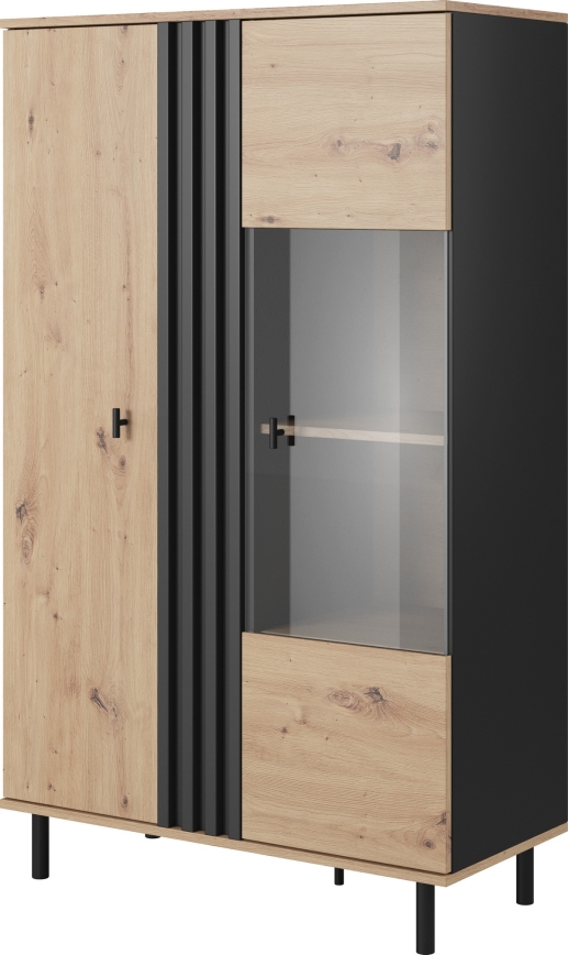 Displayskab BADIA eg/antracit