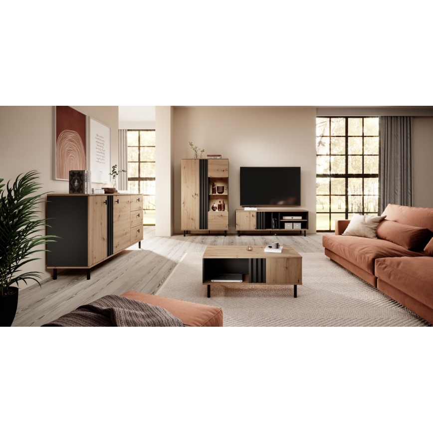 Displayskab BADIA eg/antracit