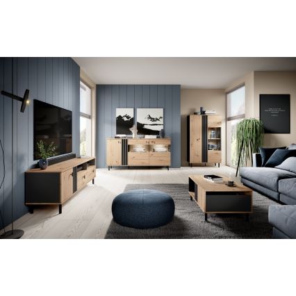 Displayskab BADIA eg/antracit