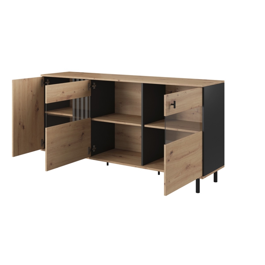 Displayskab BADIA eg/antracit