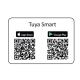 Dobbelt smart plug SMART 3680W/230V/16A Wi-Fi Tuya