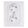 Dobbelt socket FRENCH 250V/16A