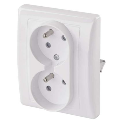 Dobbelt socket FRENCH 250V/16A