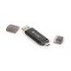Dobbelt USB-nøgle + MicroUSB 32GB sort