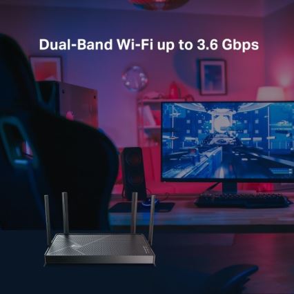 Dobbeltbånd Wi‑Fi 7-router