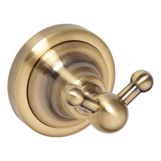 Dobbeltkrog 6,5x6,5 cm bronzefarvet