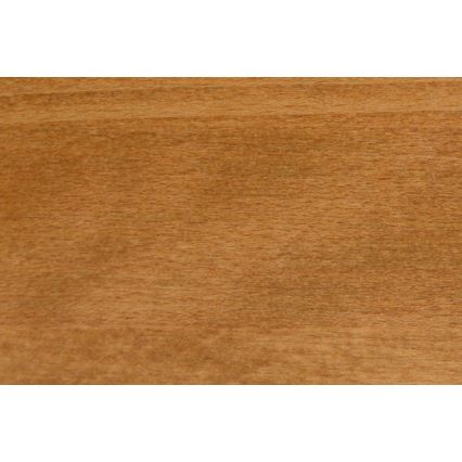 Dobbeltseng i massiv træ med opbevaringsplads ANGELA 180x200 cm lys valnød