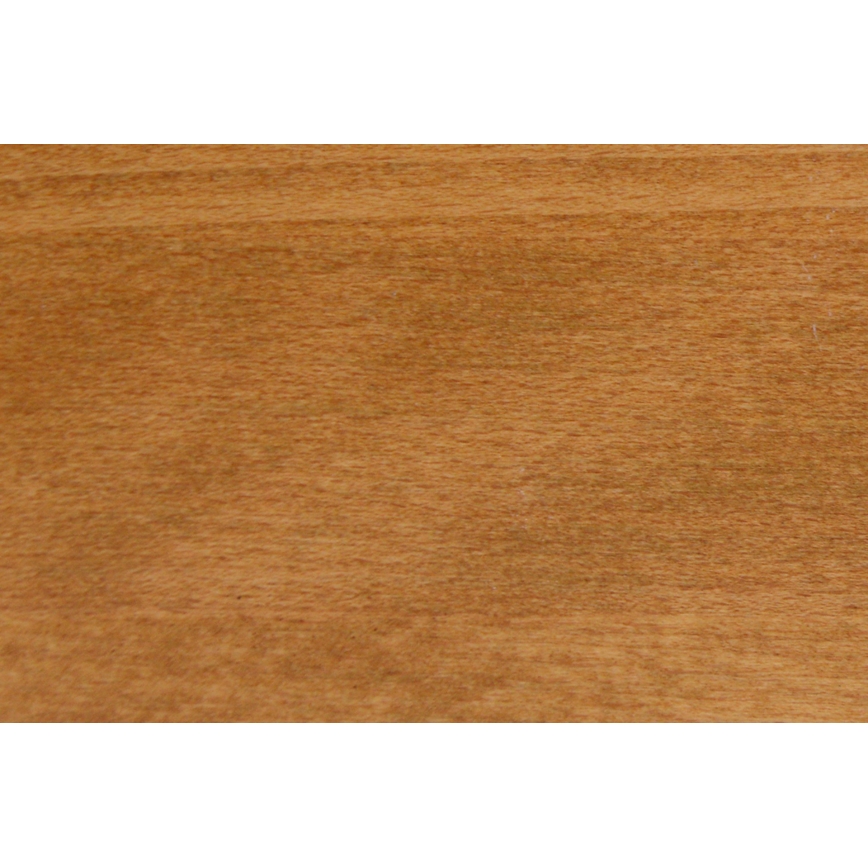 Dobbeltseng i massiv træ med opbevaringsplads ANGELA 180x200 cm lys valnød