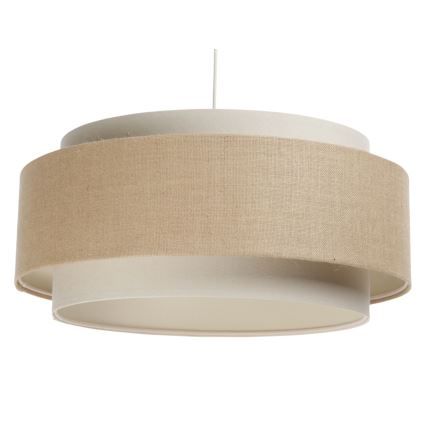 Loftlampe på ledning DOBLO 1xE27/60W/230V beige/kremet
