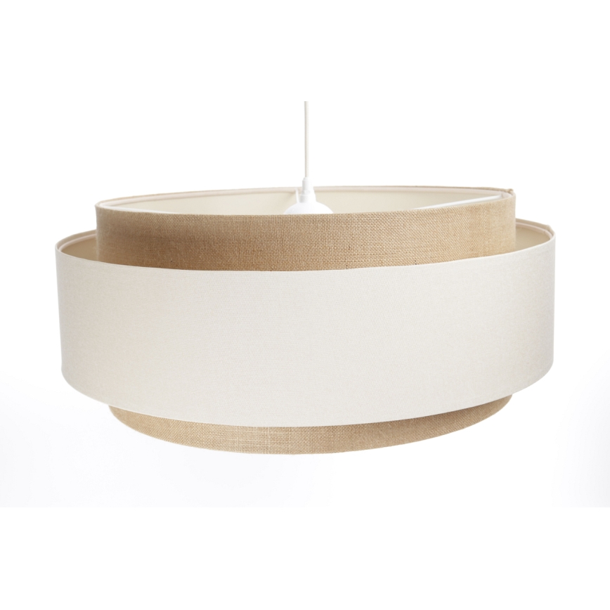 Loftlampe på kabel DOBLO 1xE27/60W/230V creme/beige
