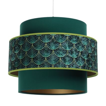 Loftlampe på ledning DOBLO 1xE27/60W/230V grøn