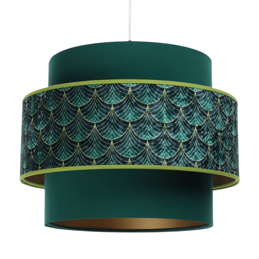 Loftlampe på ledning DOBLO 1xE27/60W/230V grøn