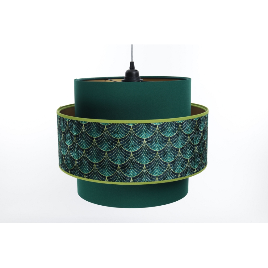 Loftlampe på ledning DOBLO 1xE27/60W/230V grøn