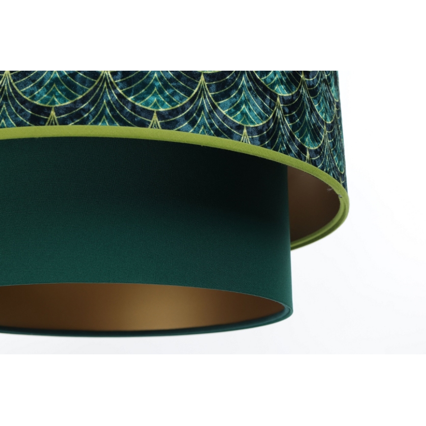 Loftlampe på ledning DOBLO 1xE27/60W/230V grøn