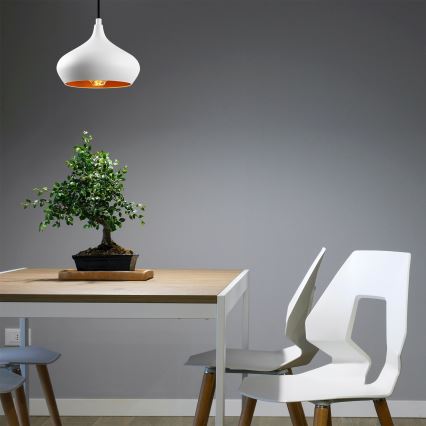 DODO lampe 1xE27/40W/230V hvid