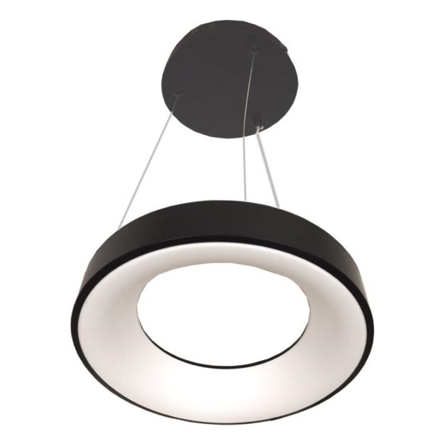 DRAX LED pendellampe 32W/230V 4000K Ø 38 cm sort