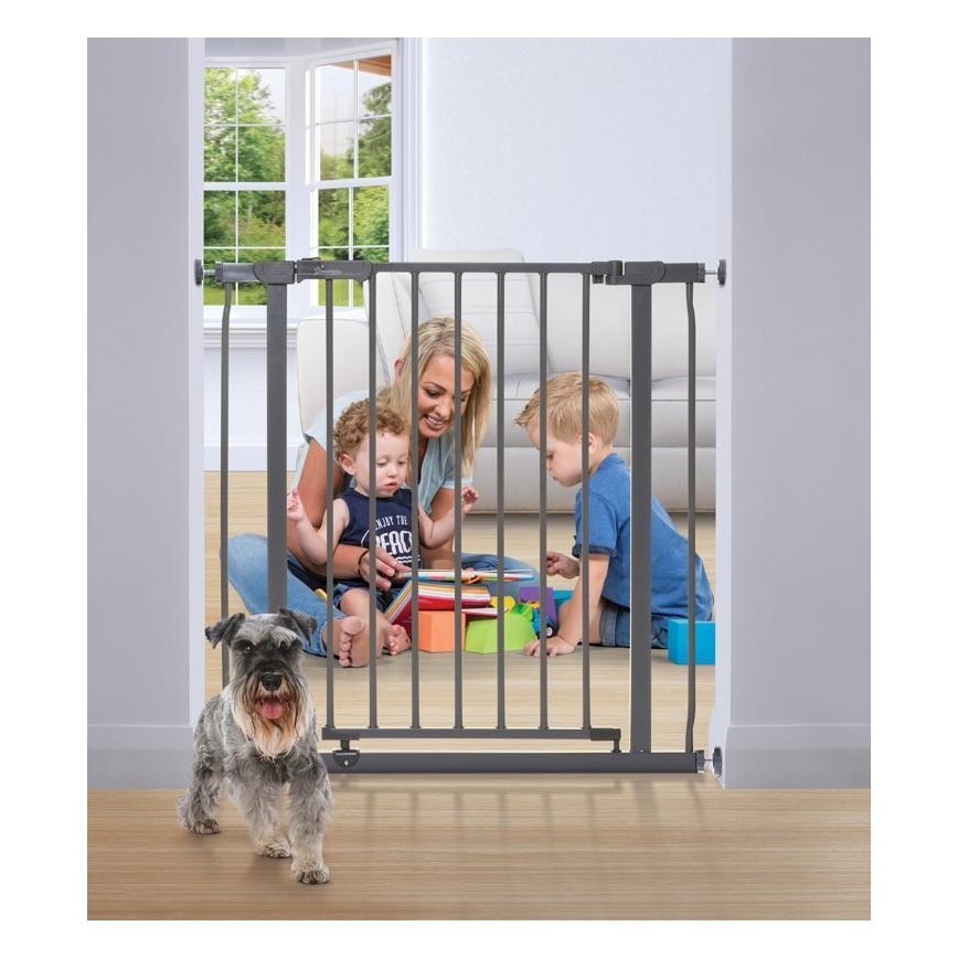Dreambaby - Sikkerhedsgitter til børn AVA 75-81 cm grå
