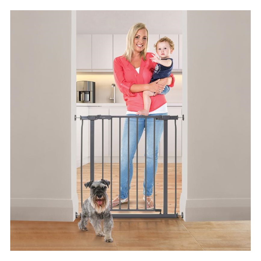Dreambaby - Sikkerhedsgitter til børn AVA 75-81 cm grå